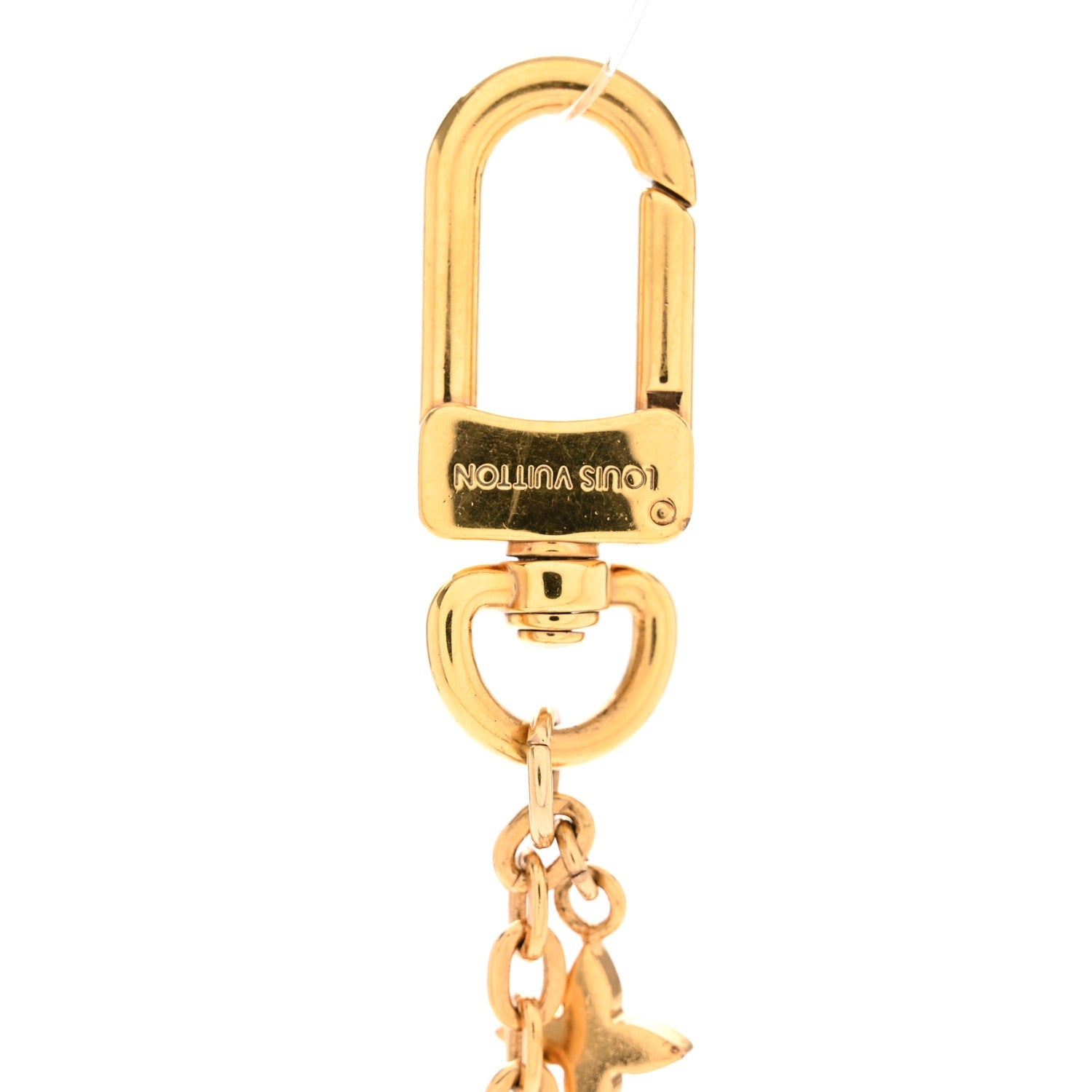 Monogram Blooming Flowers BB Bag Charm Key Holder Pink
