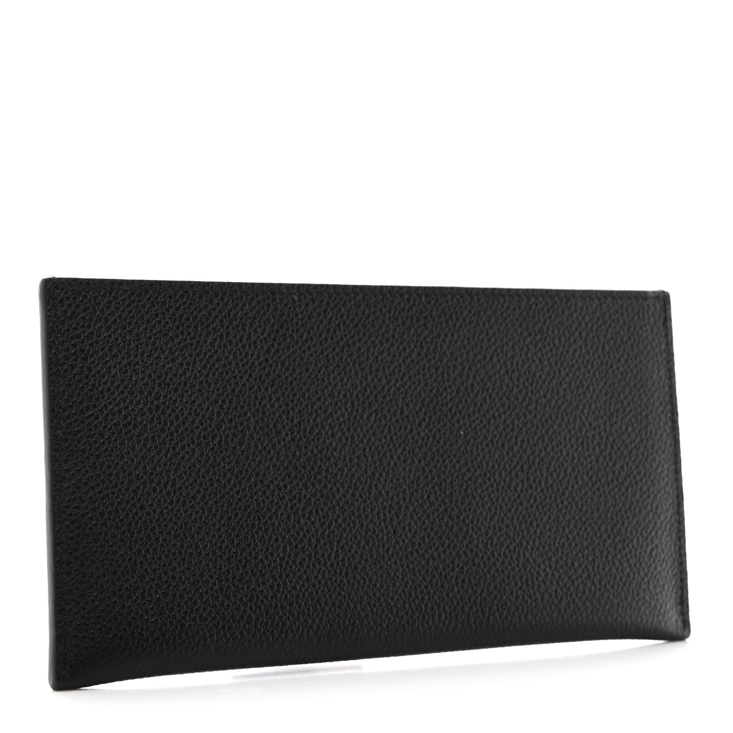 Calfskin Felicie Chain Wallet Card Holder Insert Black