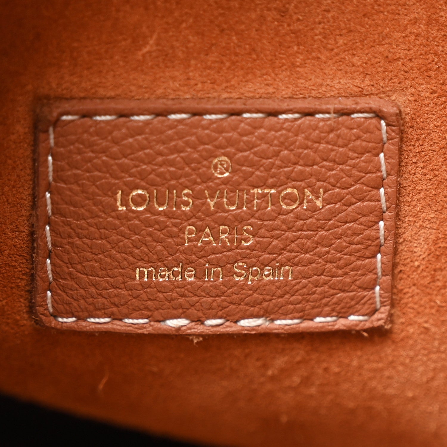 Grained Calfskin Low Key Hobo MM Cognac