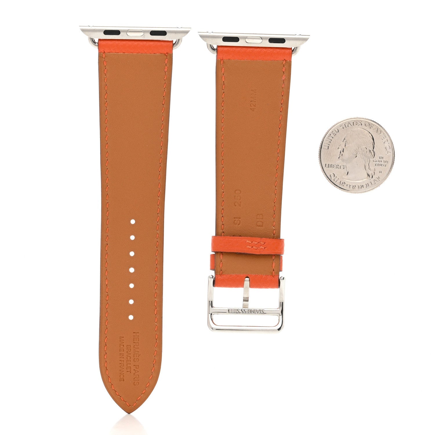 Epsom 42mm Apple Watch Single Tour Band Orange