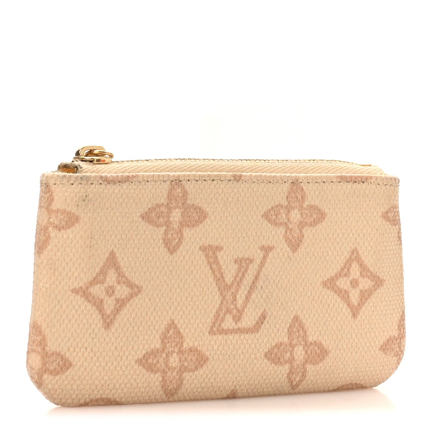 Monogram Origine Lin Key Pouch Linen
