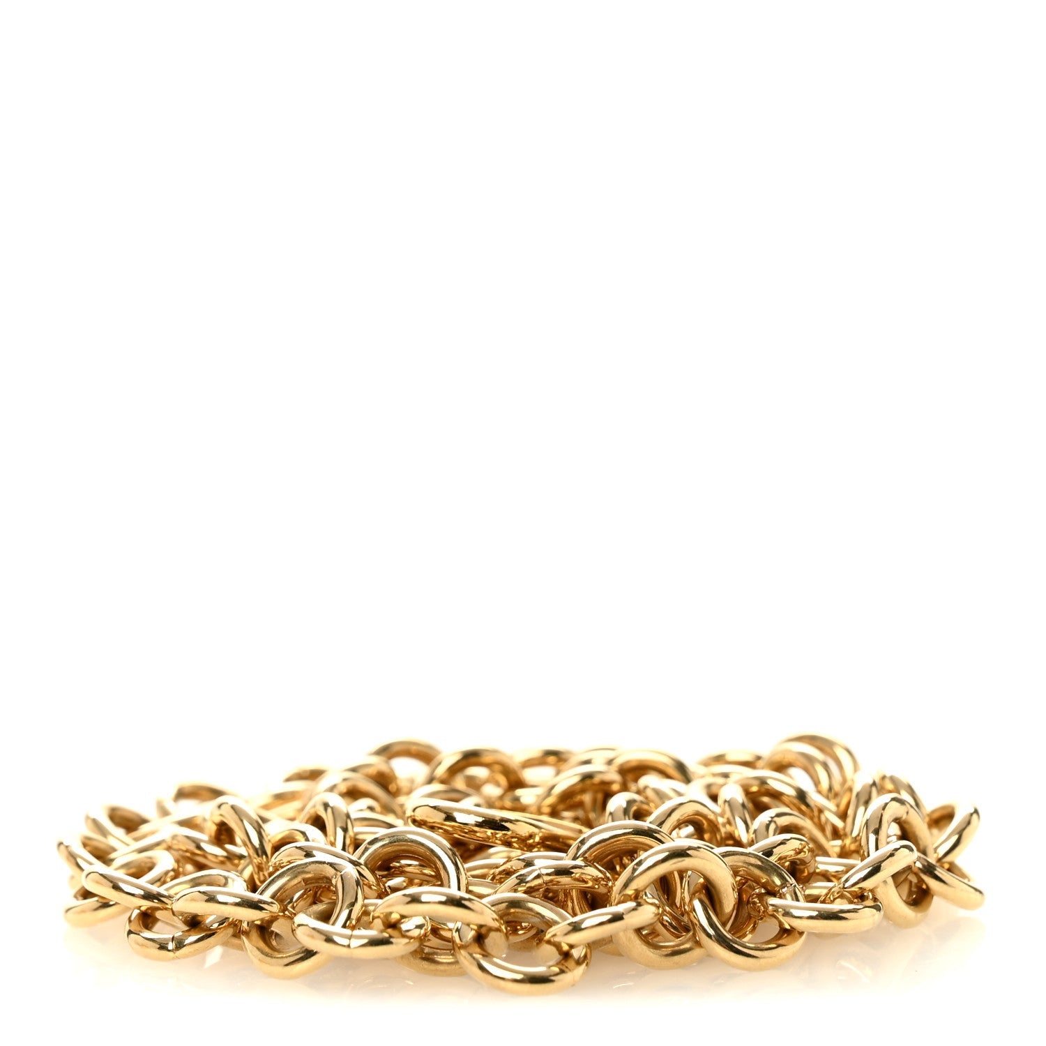 Metal Chain Strap Gold