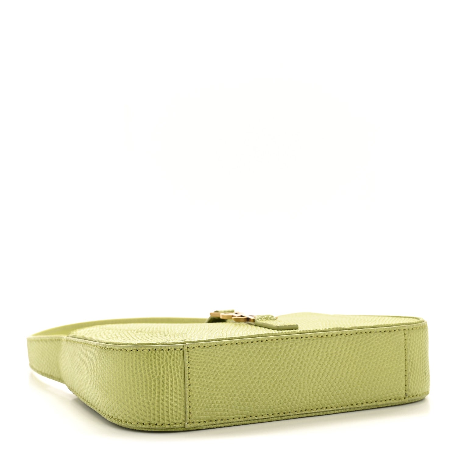 Calfskin Lizard Embossed Le 5 A 7 Mini Hobo Dull Lime
