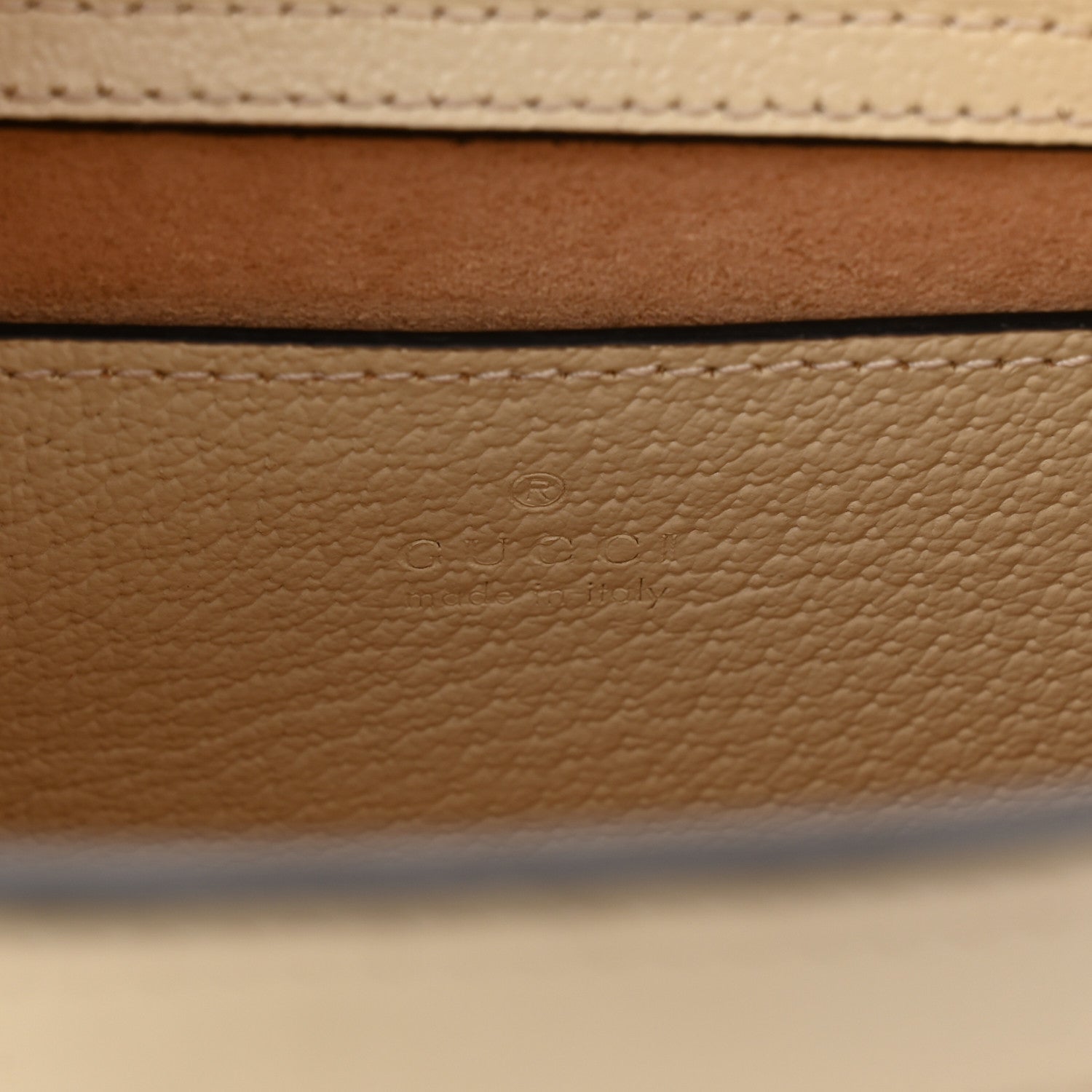 Textured Dollar Calfskin Web Mini Diana Tote Bag Mystic White