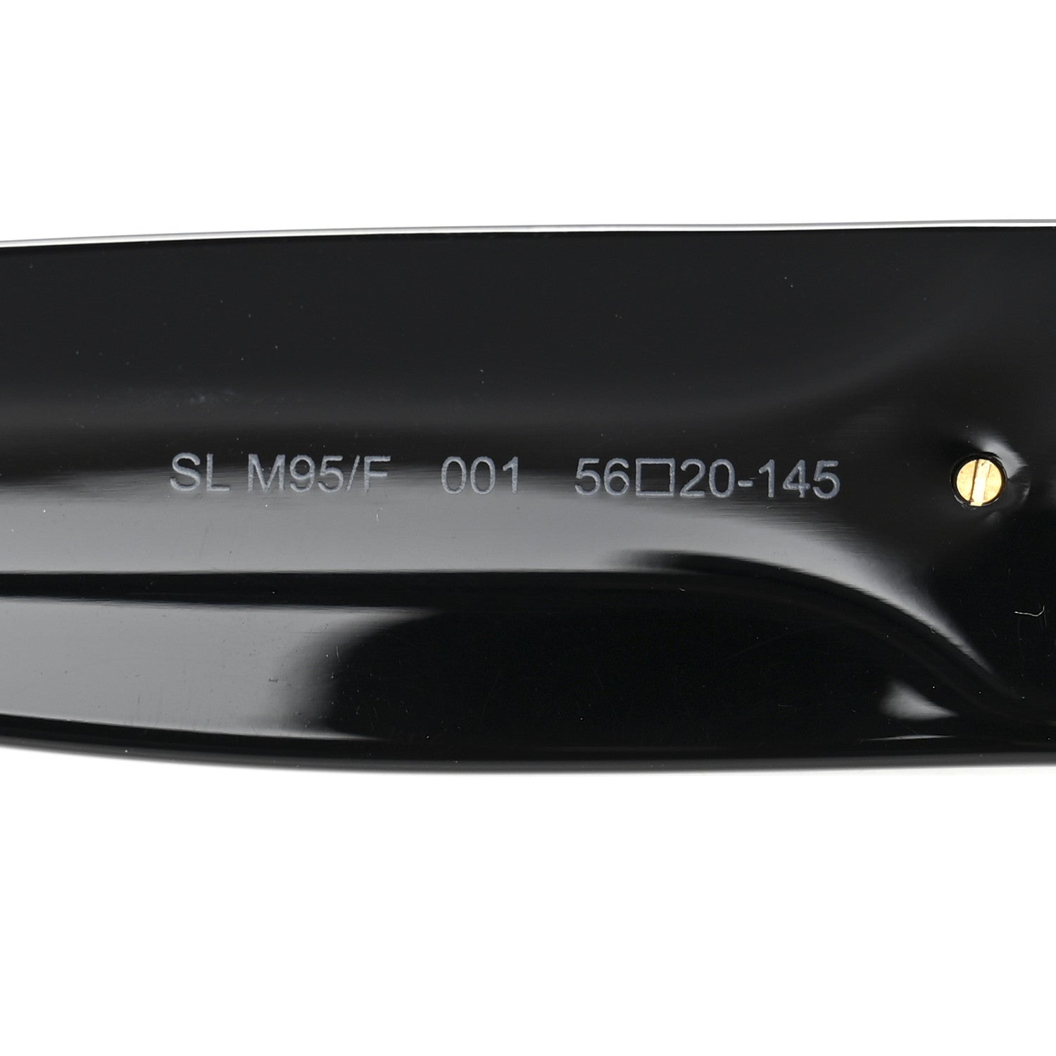 Acetate Cateye Sunglasses SL M95 F Black
