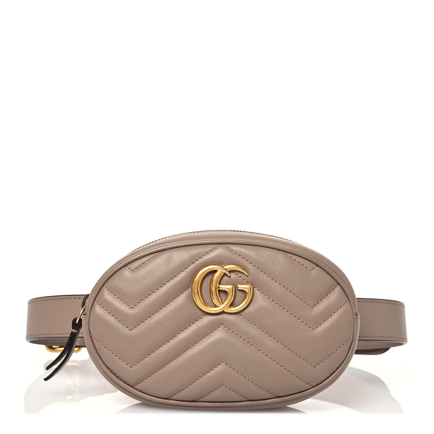 Calfskin Matelasse GG Marmont Belt Bag 85 34 Porcelain Rose