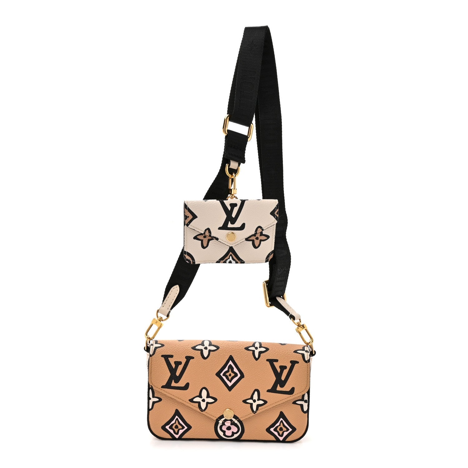 Monogram Wild At Heart Felicie Strap & Go Arizona Creme