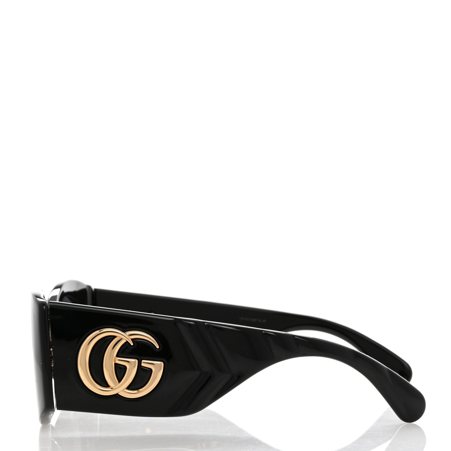 Acetate Frame GG Marmont Logo Sunglasses GG0810S Black