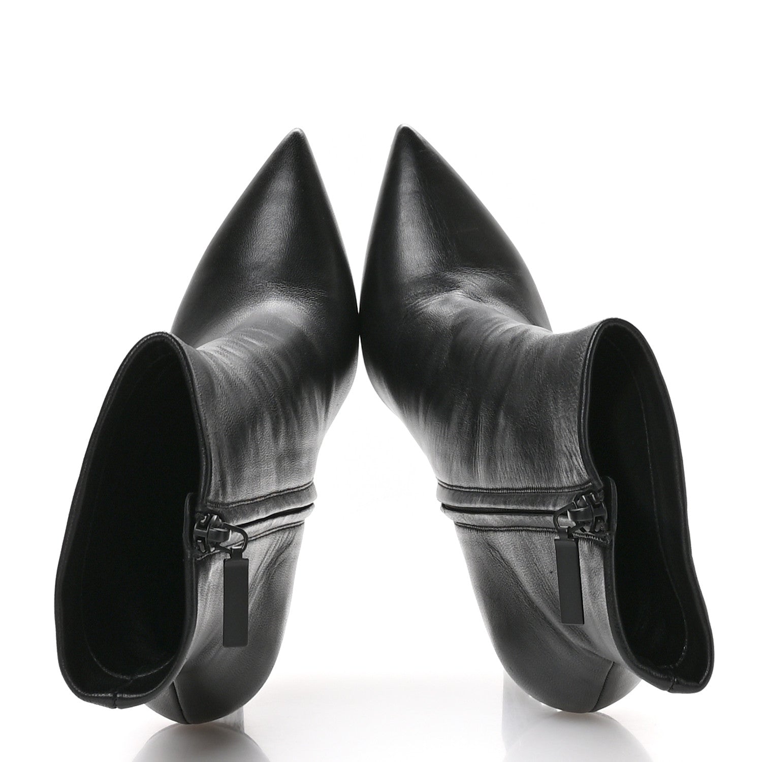 Calfskin Opyum Ankle Boots 40 Black