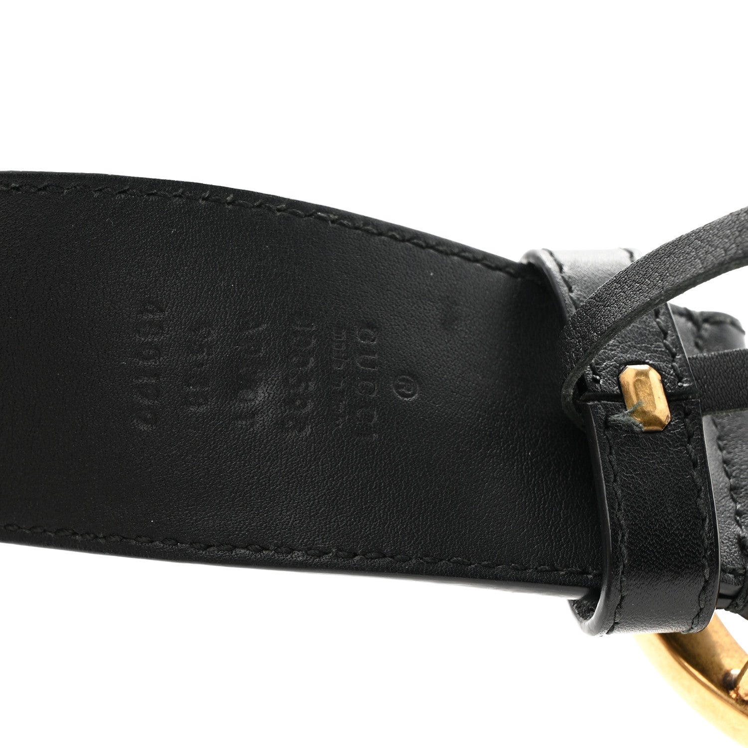 Calfskin Double G 40mm Belt 95 38 Black