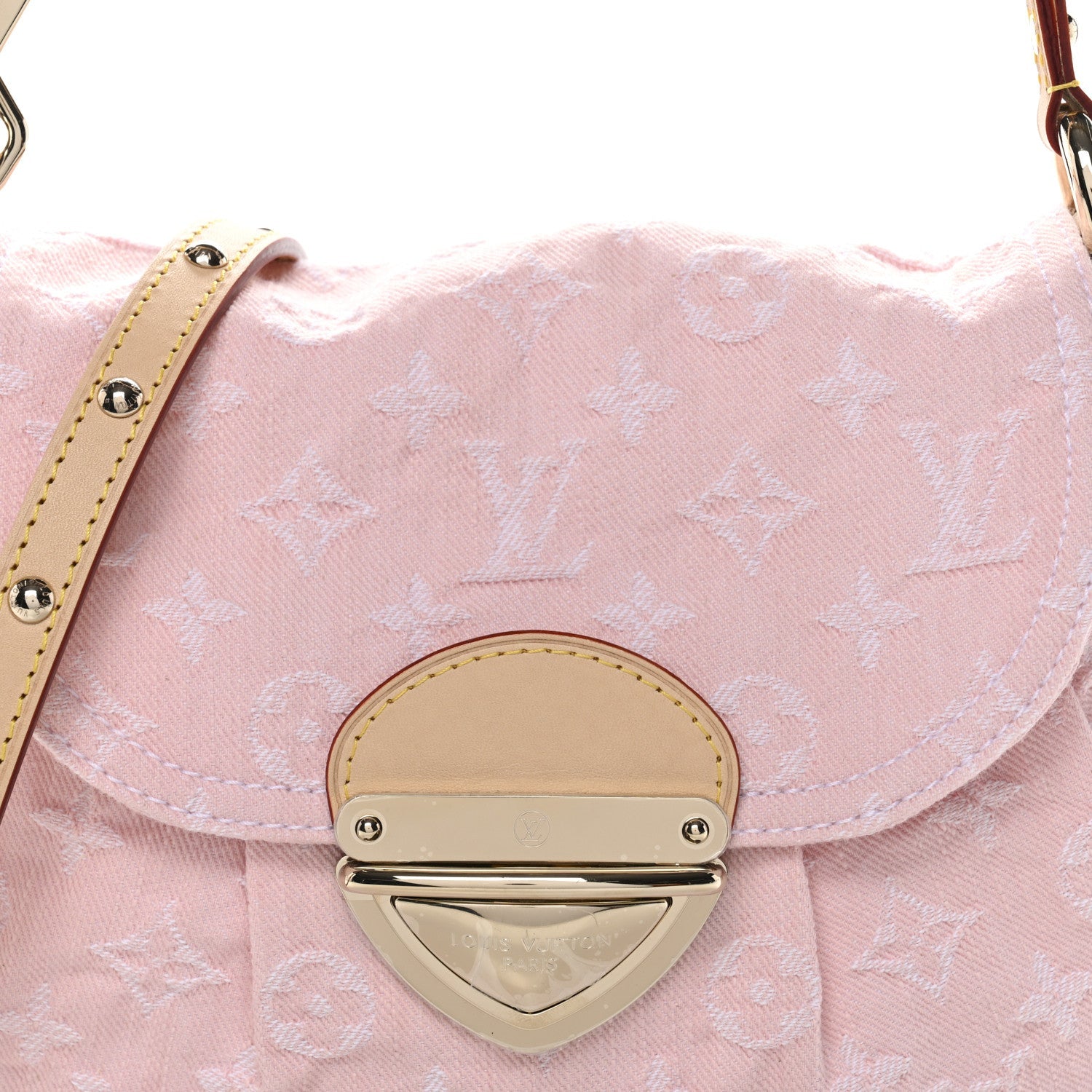 Monogram Denim Sunset  Washed Pink