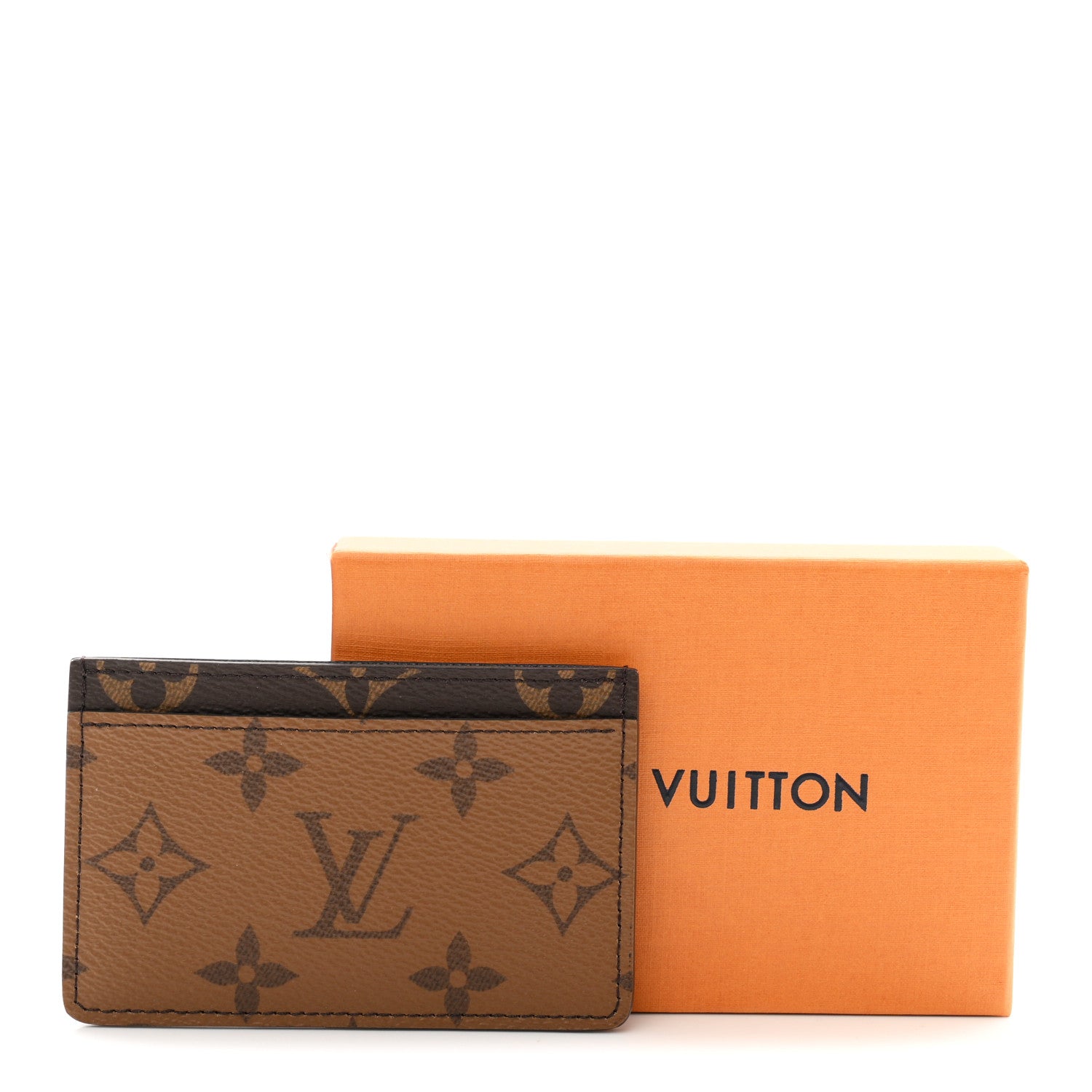 Reverse Monogram Card Holder