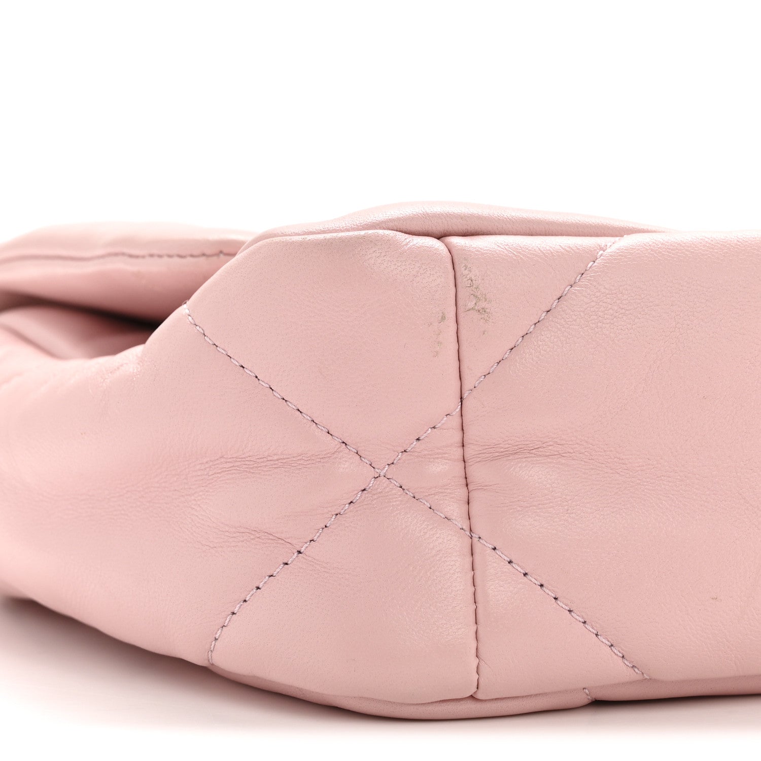 Lambskin Quilted Medium Chanel 19 Flap Light Pink