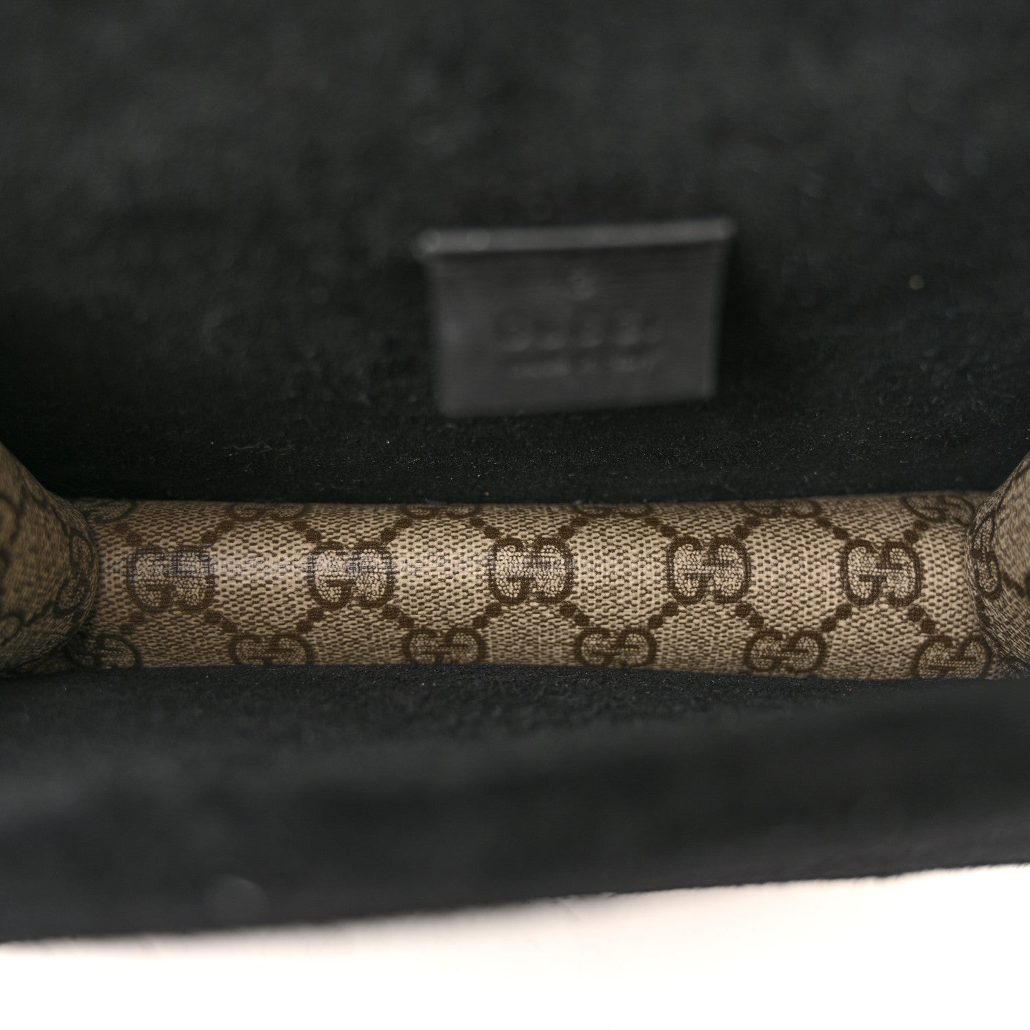 GG Supreme Monogram Mini Dionysus Shoulder Bag Black
