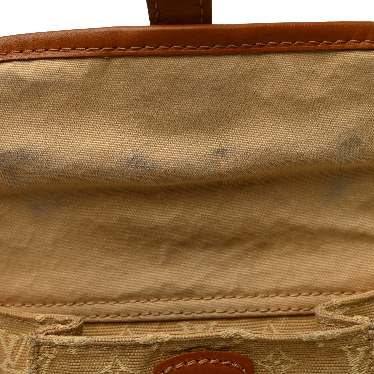 Mini Monogram Besace Mary Kate Beige
