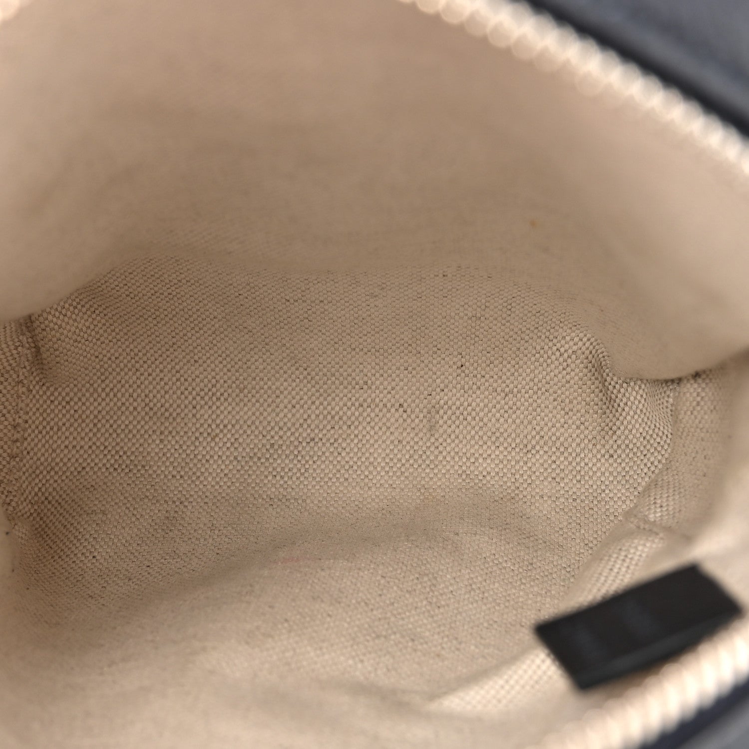 GG Supreme Monogram Textured Calfskin Web Mini Ophidia Messenger Beige Blue