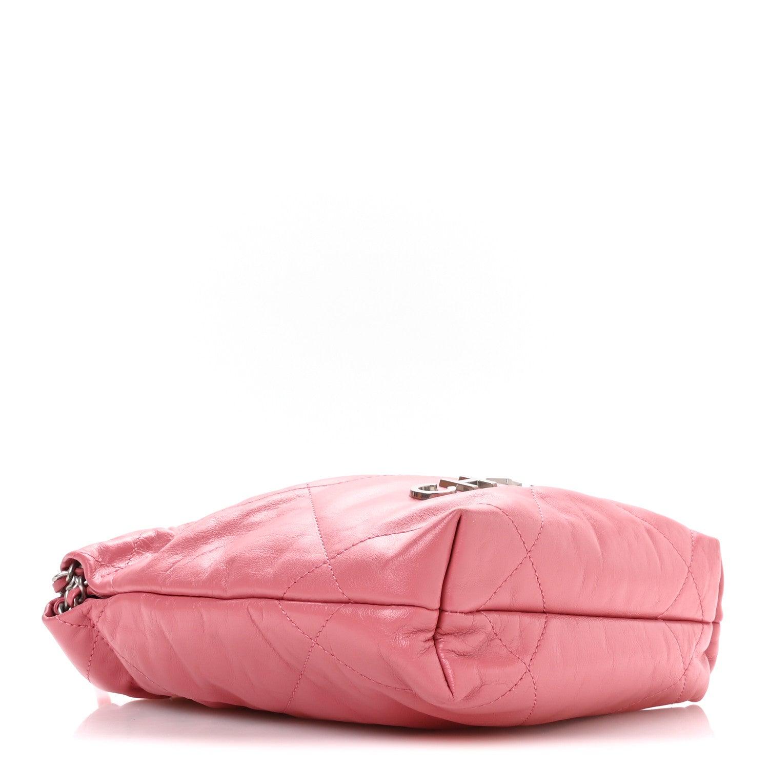 Shiny Calfskin Quilted Mini Chanel 22 Pink