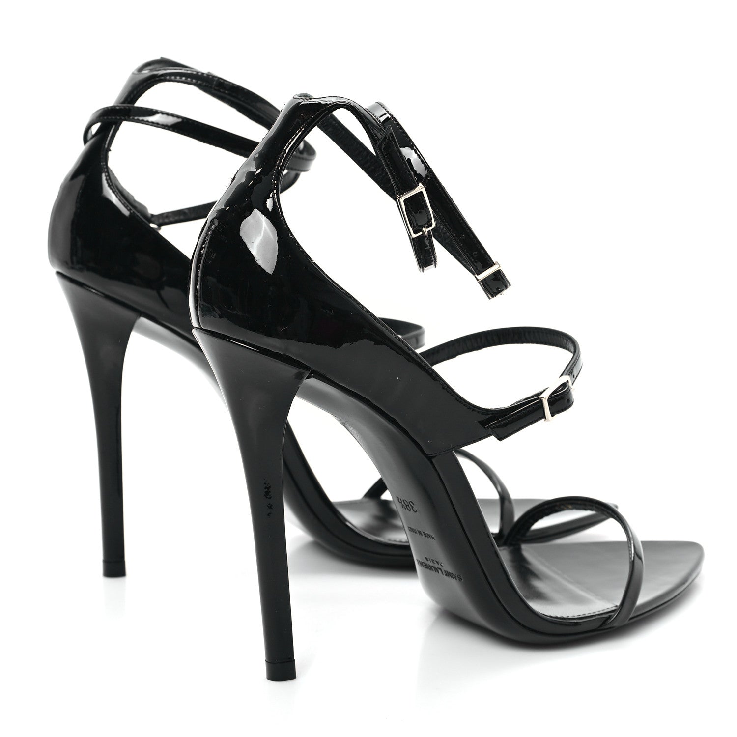 Vernice Grupy Dita 110 Sandals 38.5 Black