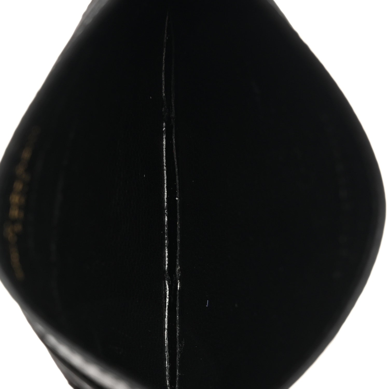Grain De Poudre Matelasse Chevron Monogram Credit Card Case Black