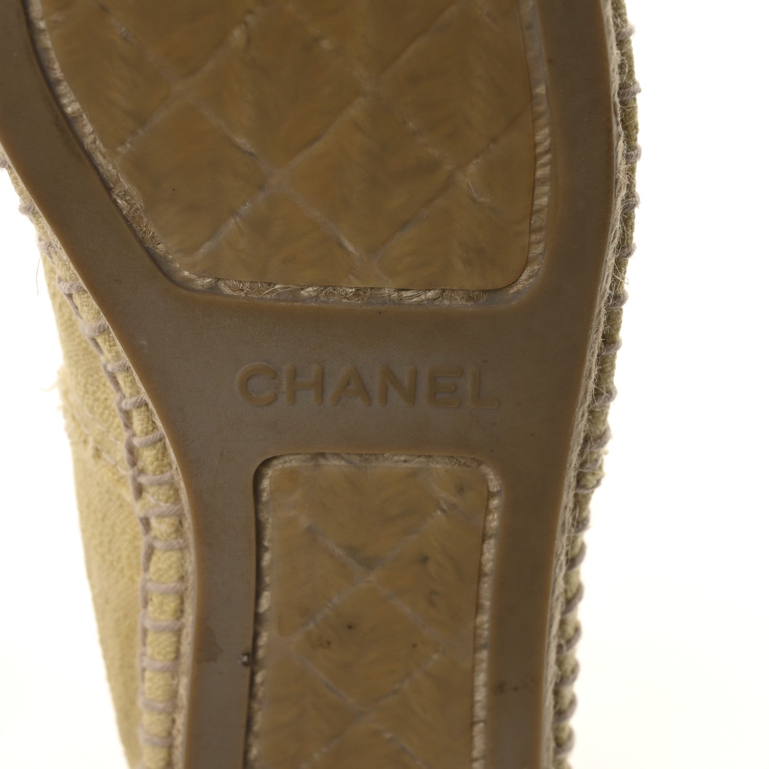 Tweed CC Espadrilles 39 Yellow