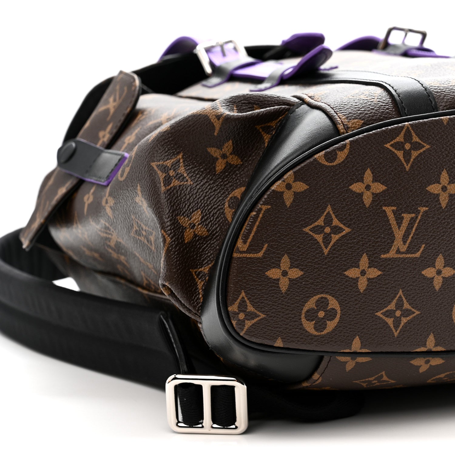 Monogram Macassar Christopher MM Backpack Purple