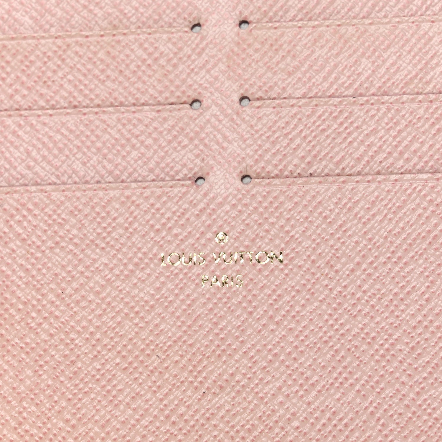 Calfskin Felicie Card Holder Insert Rose Ballerine