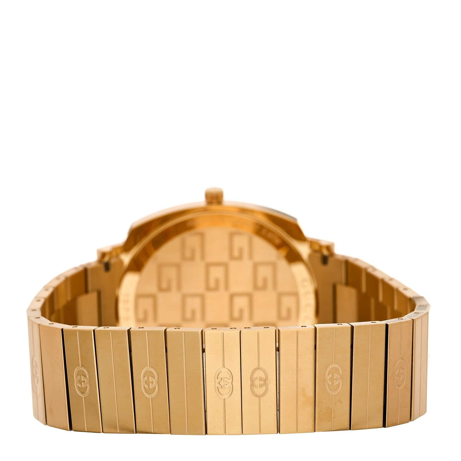 Stainless Steel 38mm Grip Quartz Watch Gold