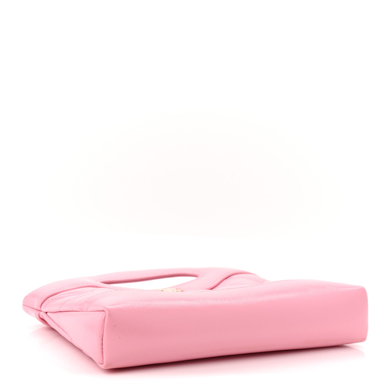 Shiny Lambskin Quilted Nano 31 Shopping Bag Pink