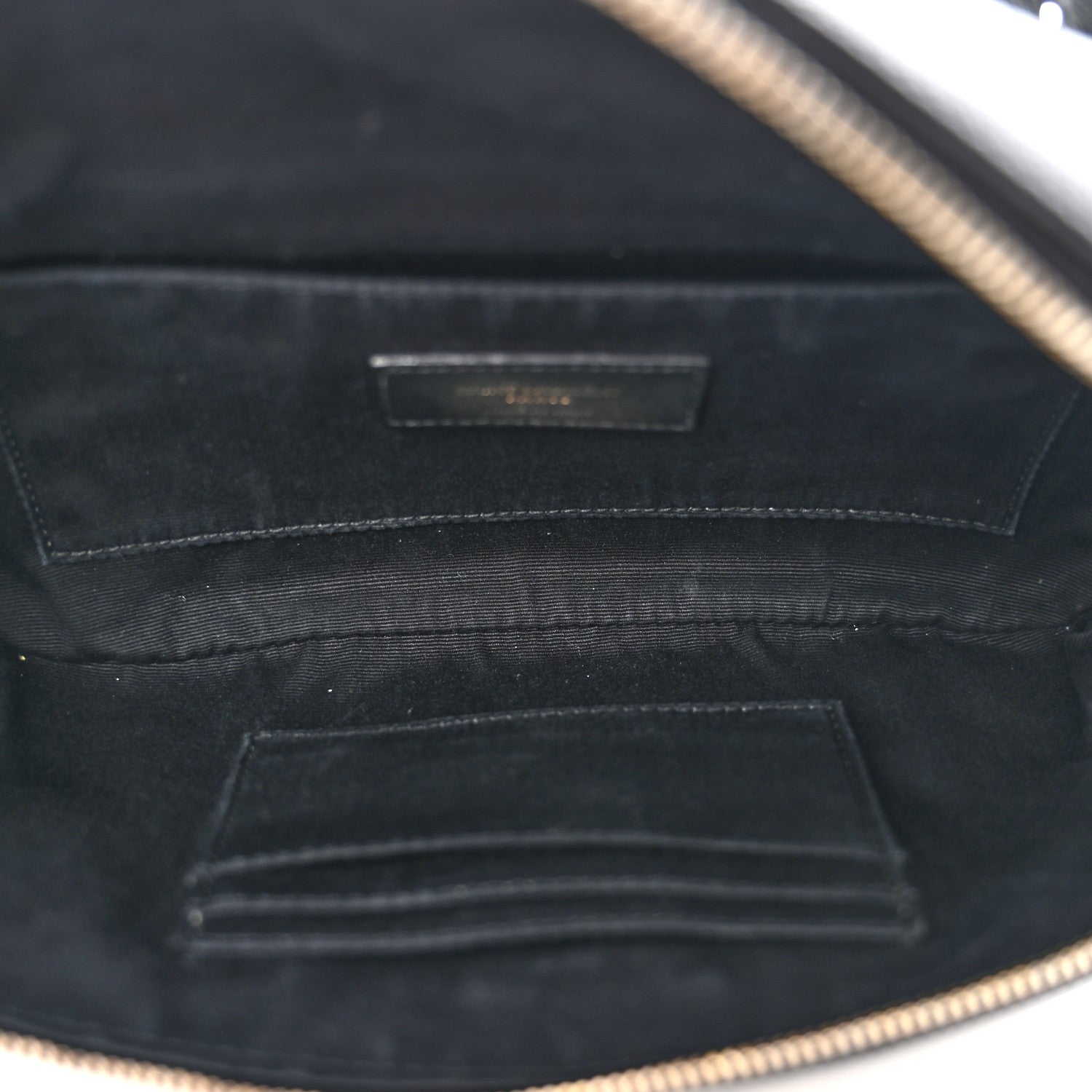 Grain De Poudre Monogram Belt Bag Black