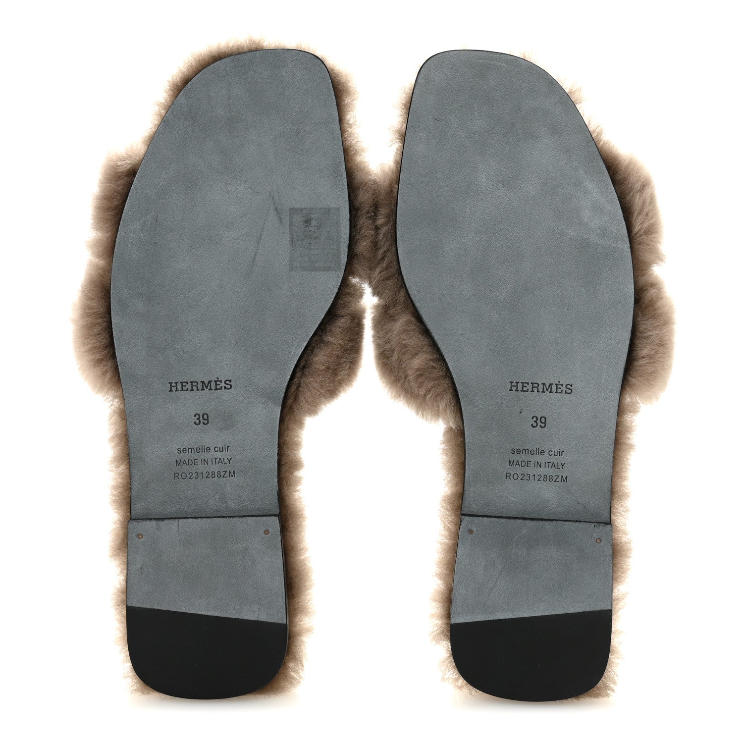 Woolskin Oran Sandals 39 Etoupe