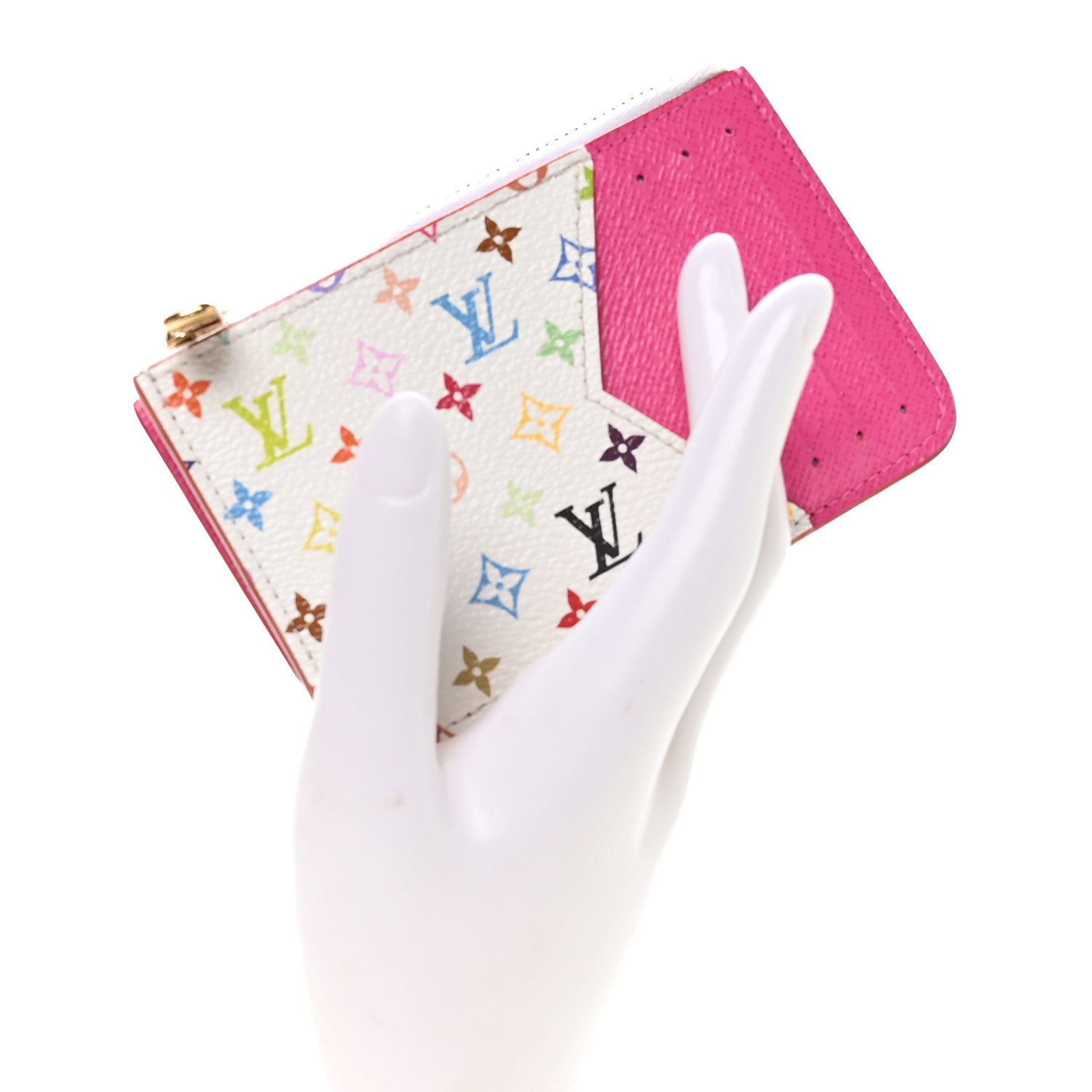 LV X TM Monogram Romy Card Holder Kawaii Pink