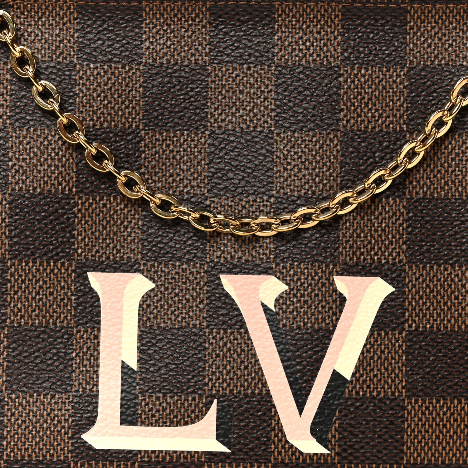 Damier Ebene Double Zip Pochette