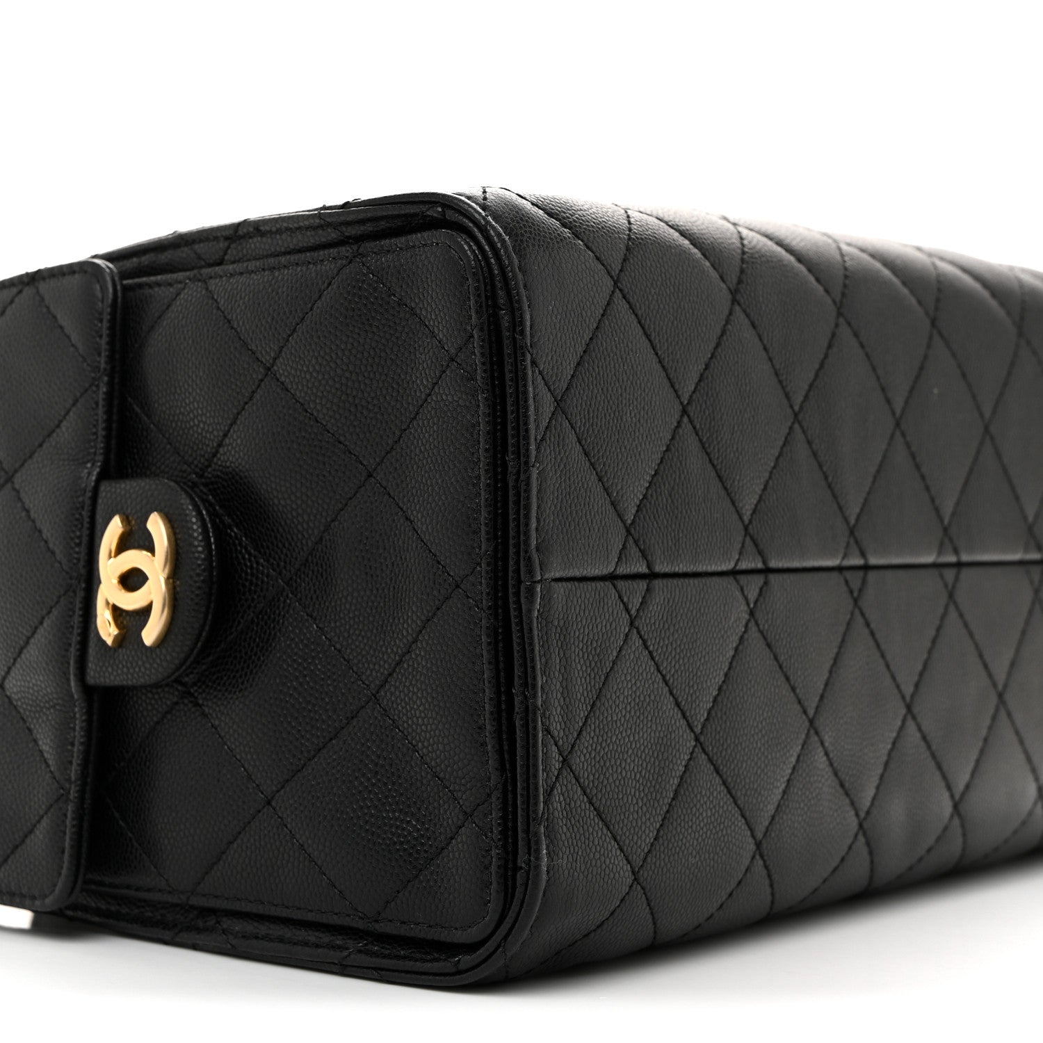 Caviar Quilted Small Chanel 25 Handbag Black