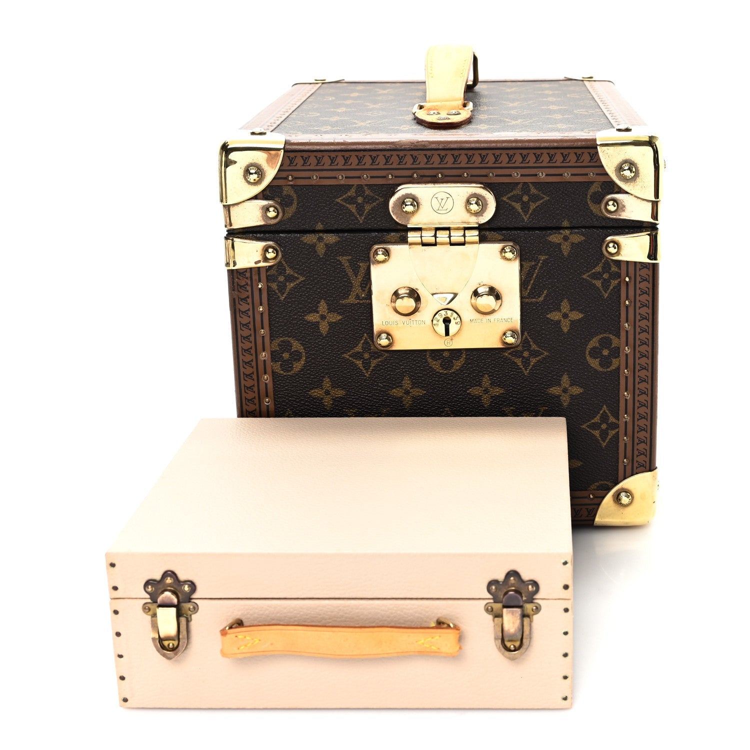 Monogram Boite Flacons Beauty Train Trunk Case