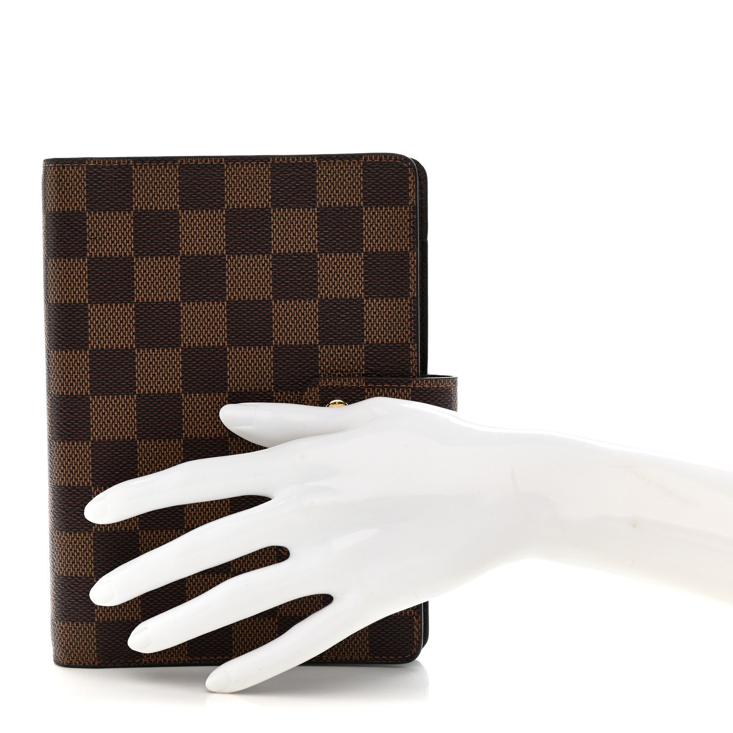 Damier Ebene Medium Ring Agenda Cover