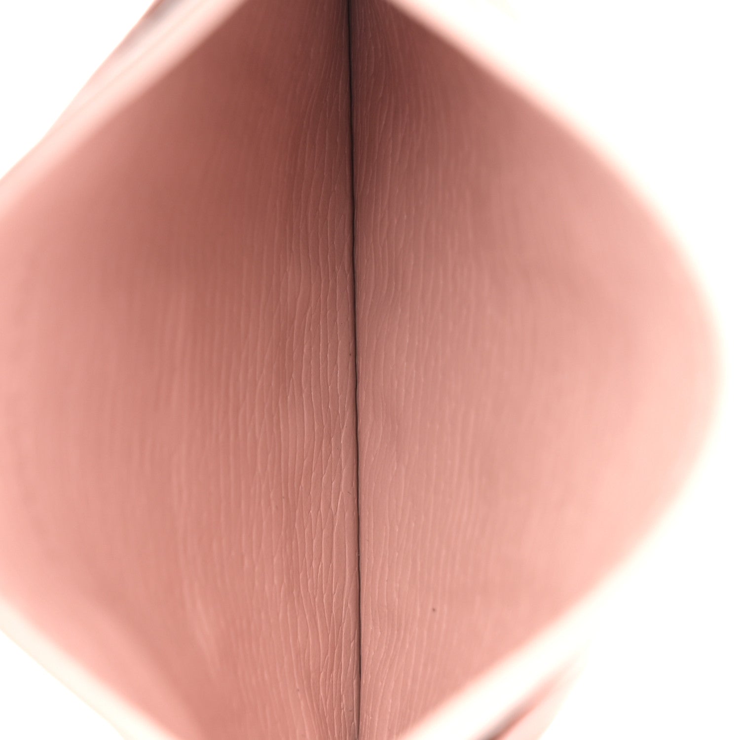 Calfskin Script Card Holder Light Pink