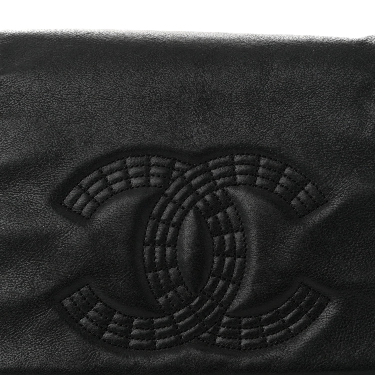Calfskin Medium On the Bund Flap Black