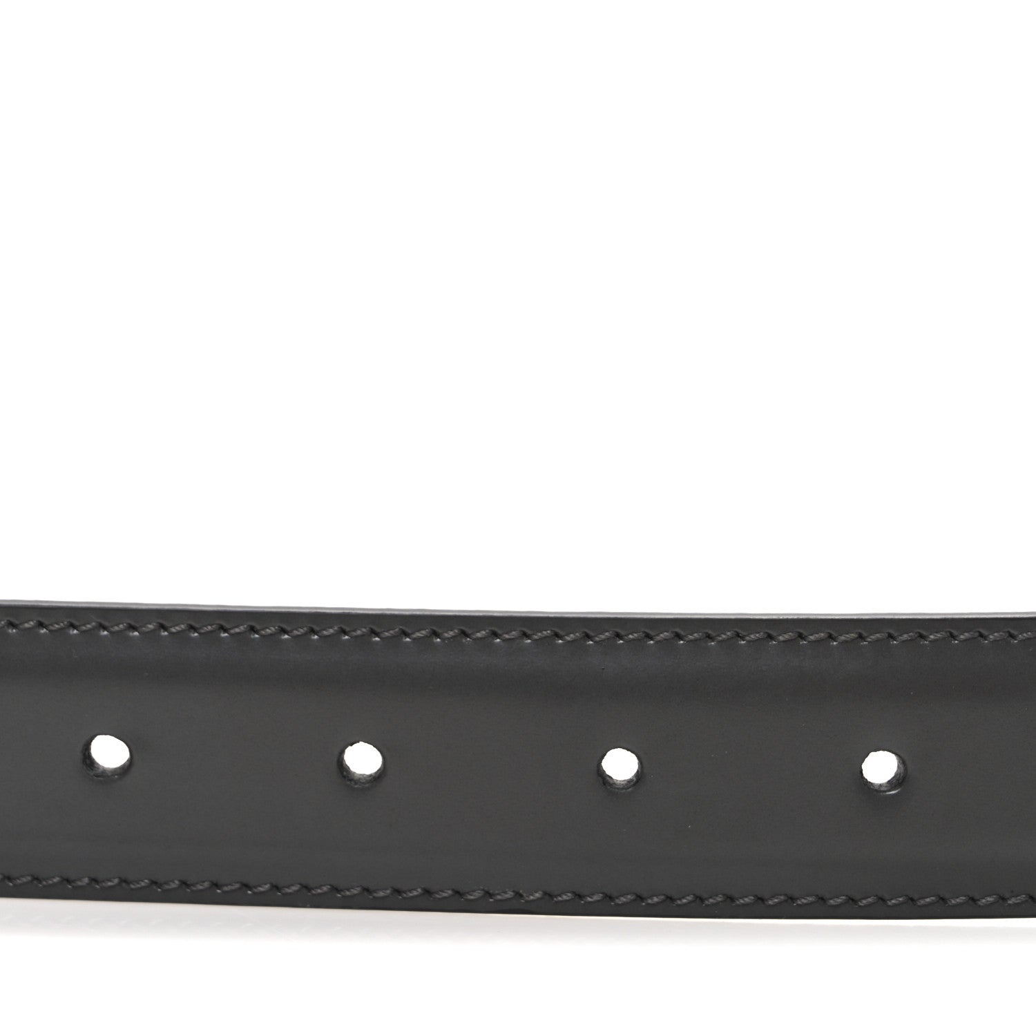 Smooth Calfskin Interlocking G Belt 95 38 Grey