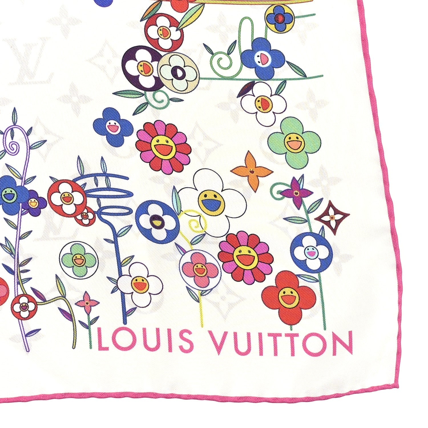 LV X TM Silk Superflat Monogram Bandeau White