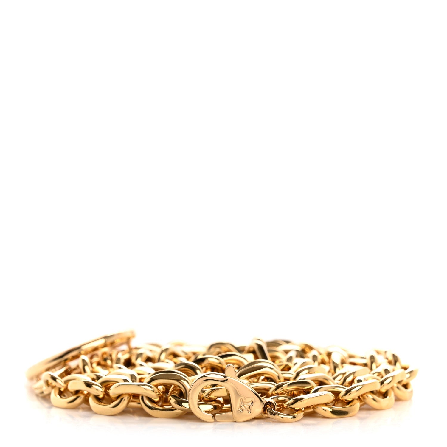 Metal Pochette Coussin Chain Strap Gold
