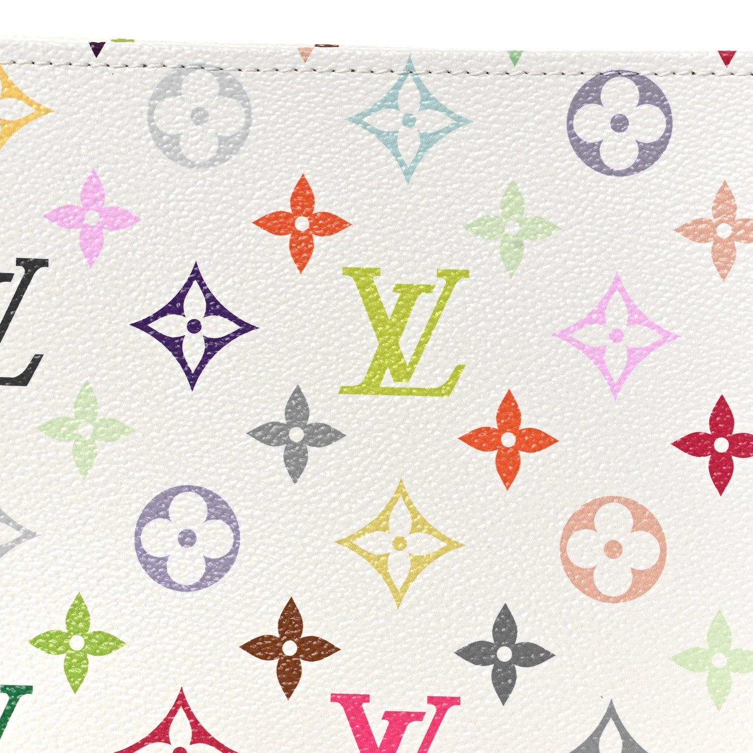 LV X TM Monogram Multicolor Toiletry Pouch 19 White
