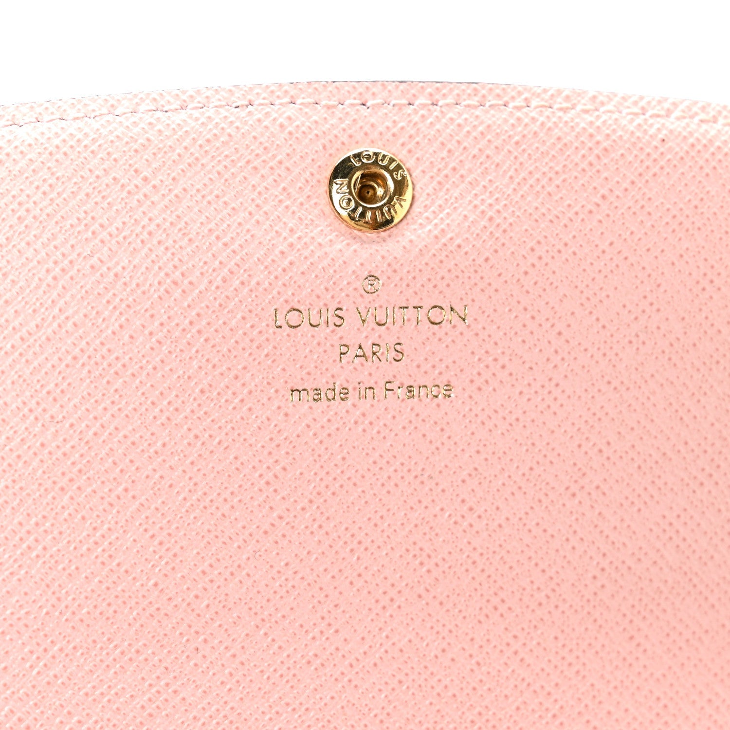 Damier Ebene Emilie Wallet Rose Ballerine