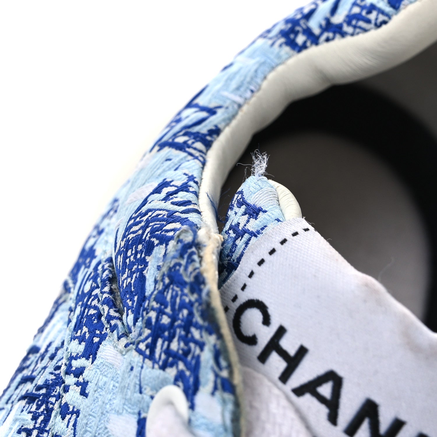 Tweed CC Sneakers 36.5 Blue White