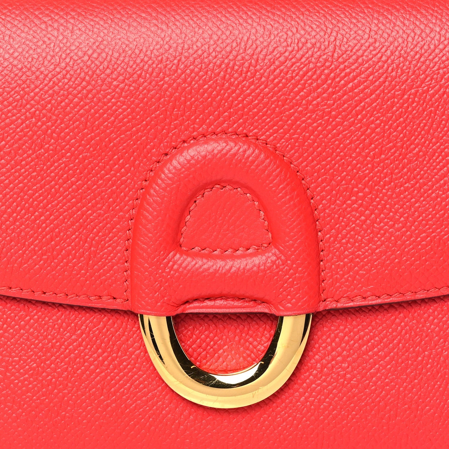 Epsom Cherche Midi Clutch Rouge Tomate