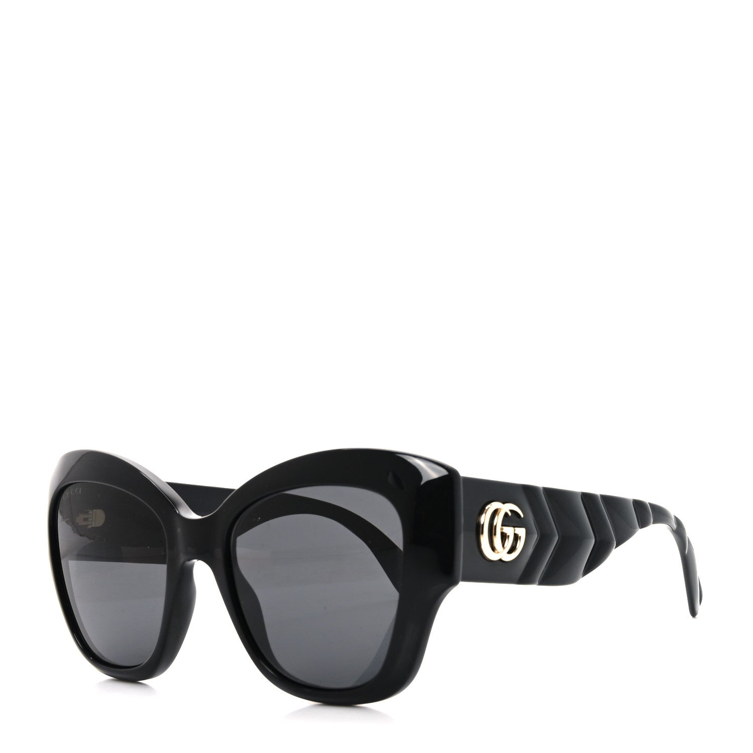Acetate GG Butterfly Sunglasses GG0808S Black