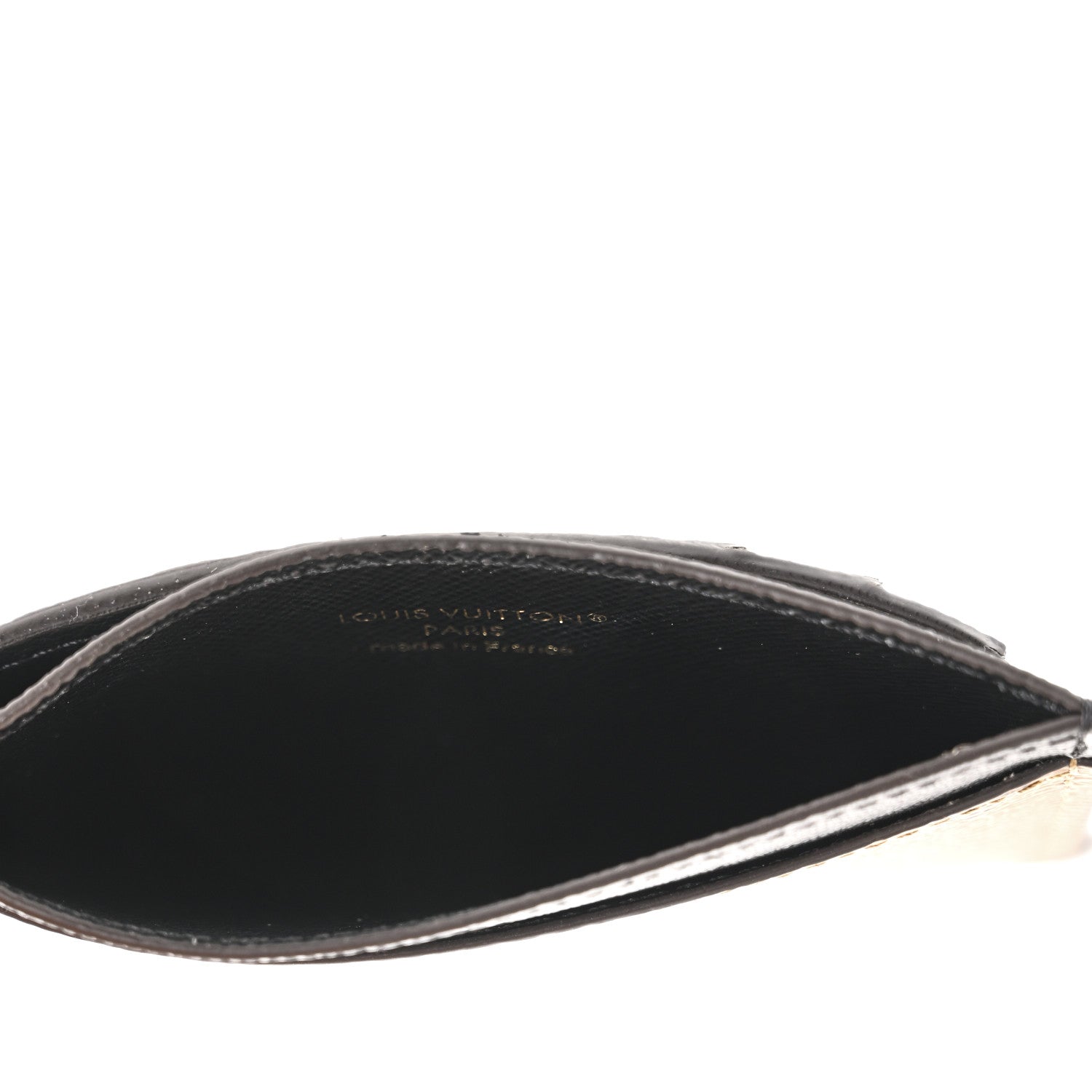 Reverse Monogram Side Up Card Holder