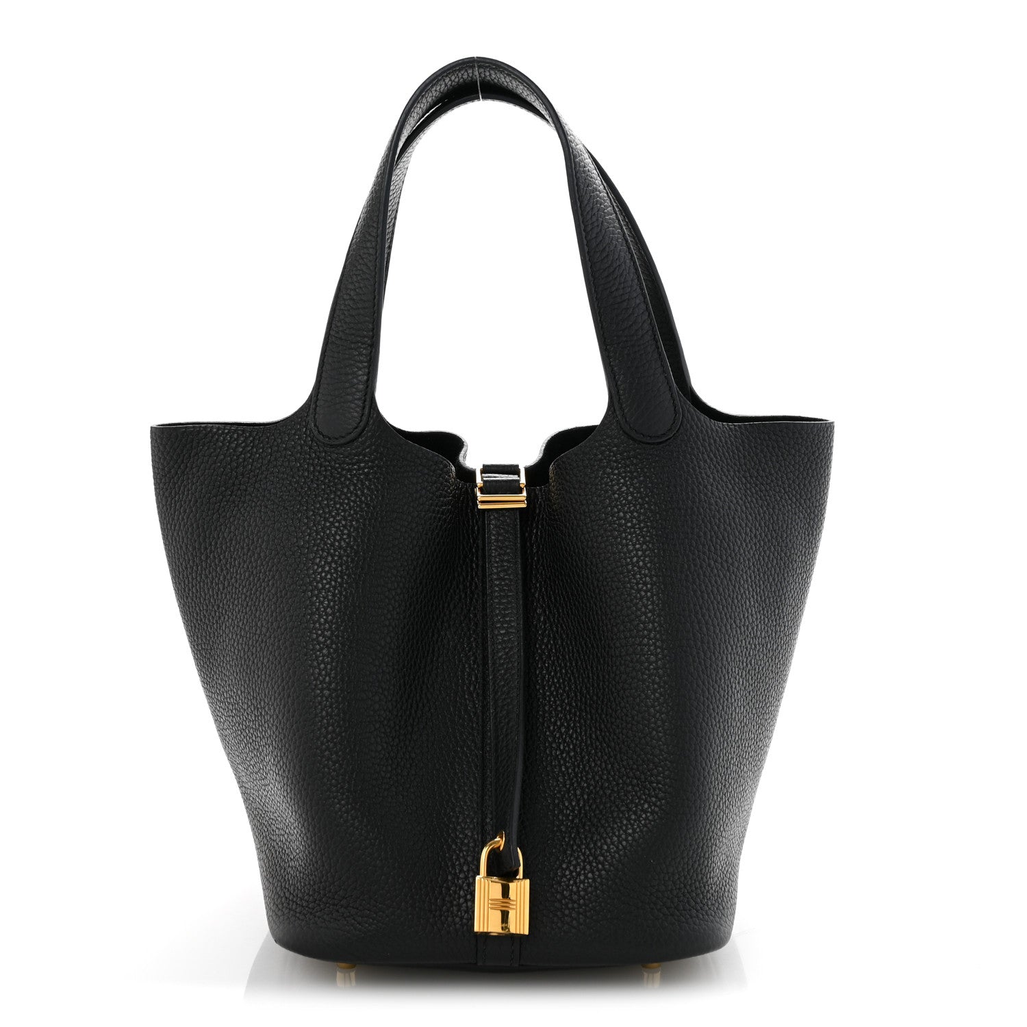 Taurillon Clemence Picotin Lock 22 MM Black
