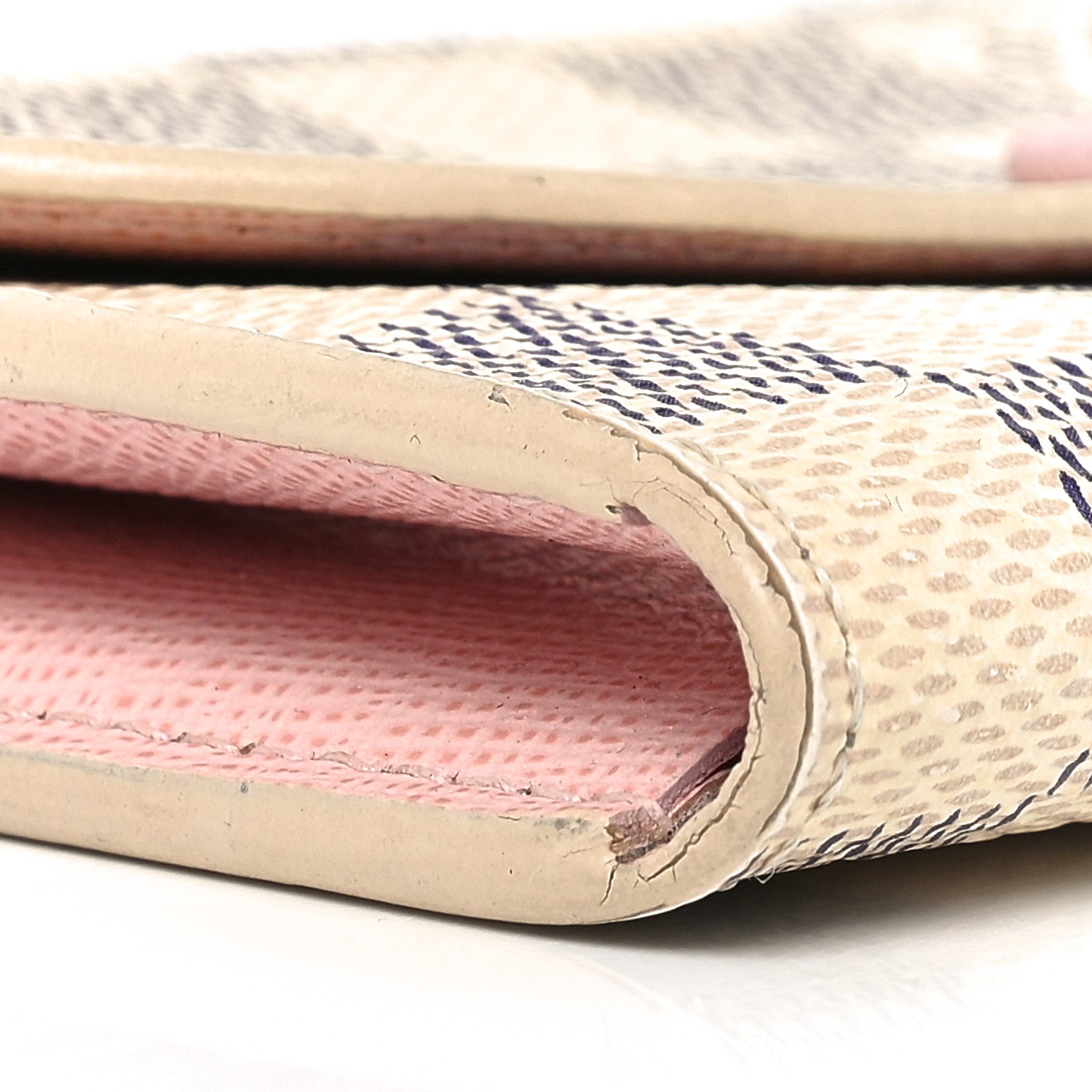 Damier Azur Rosalie Coin Purse Rose Ballerine