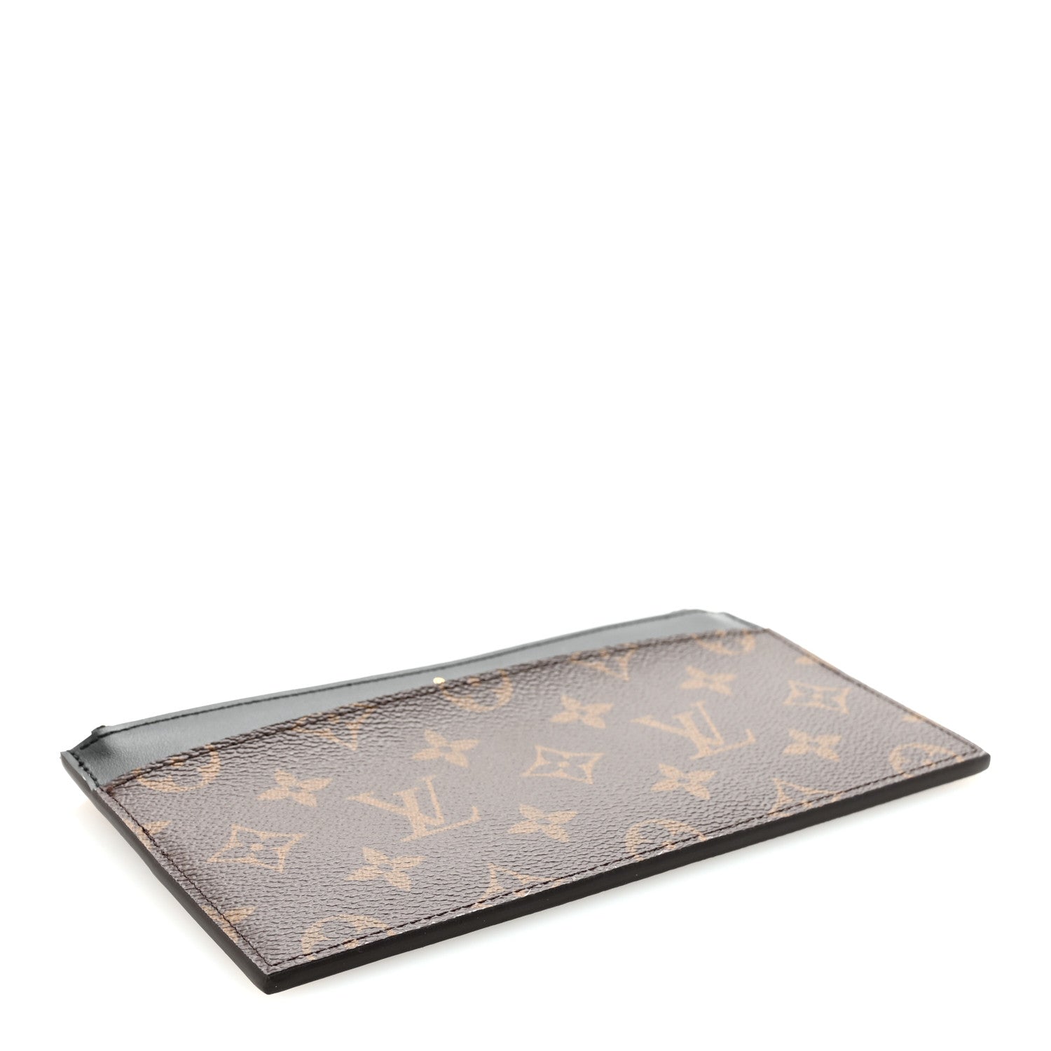 Monogram Slim Purse Black