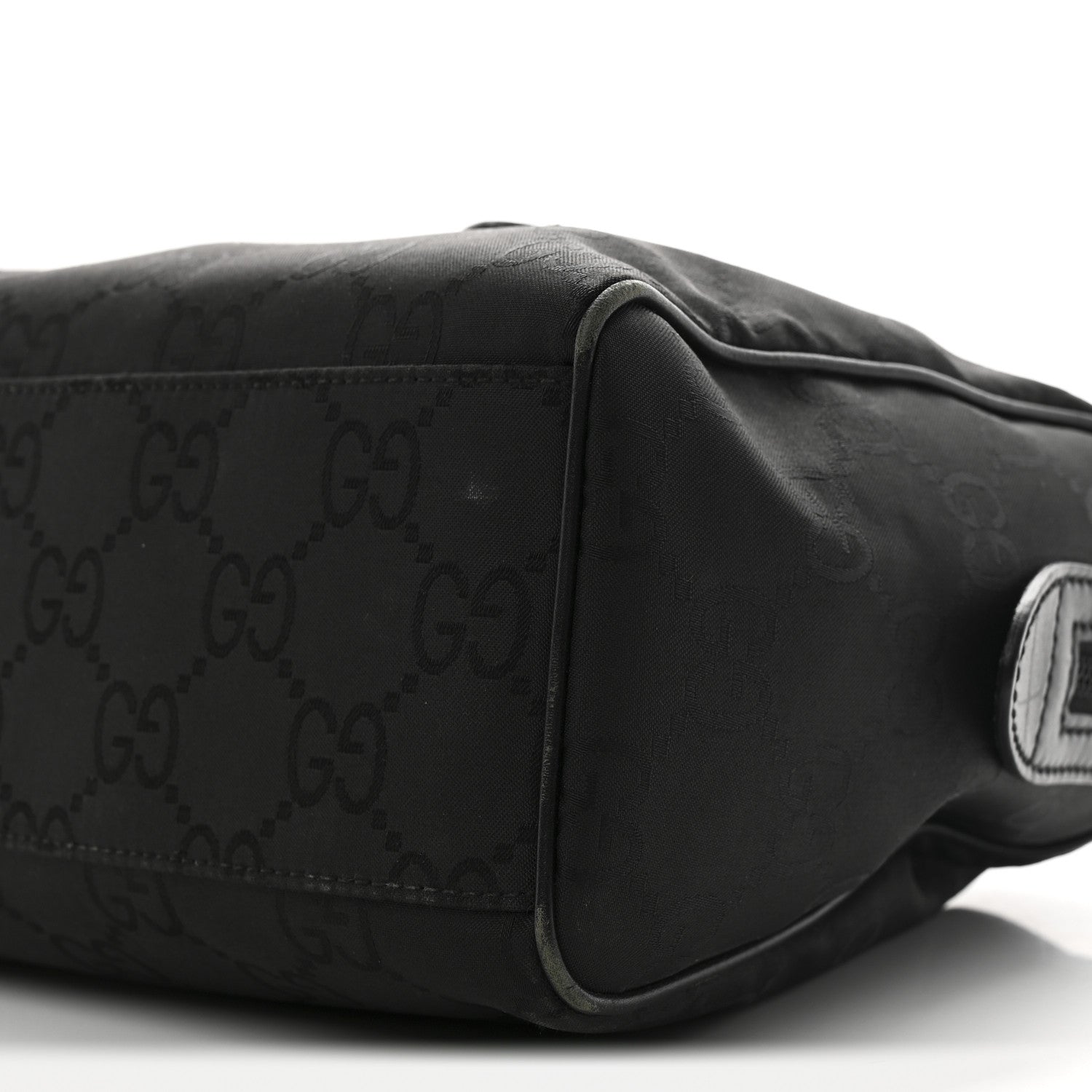 Nylon Monogram Small Boston Black